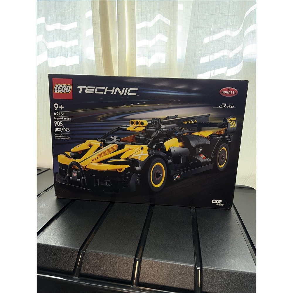 LEGO Technic 42151 Bugatti Bolide Complete Set 905 Pieces CSR Racing 9+ NEW BOX